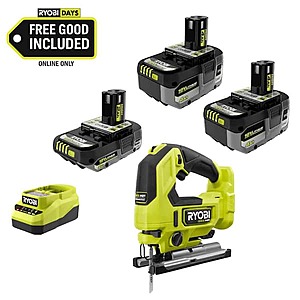 Ryobi ONE+ HP 18V Brushless Jig Saw Kit w/ 2x 4Ah + 1x 2Ah Battery & Charger $199 + Free S&H