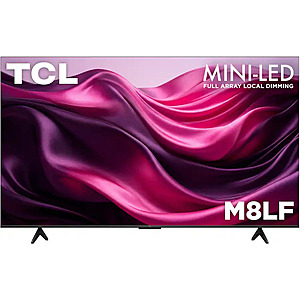 75" TCL M8LF Series 4K UHD Mini LED TV (2026) $680 + Free S&H