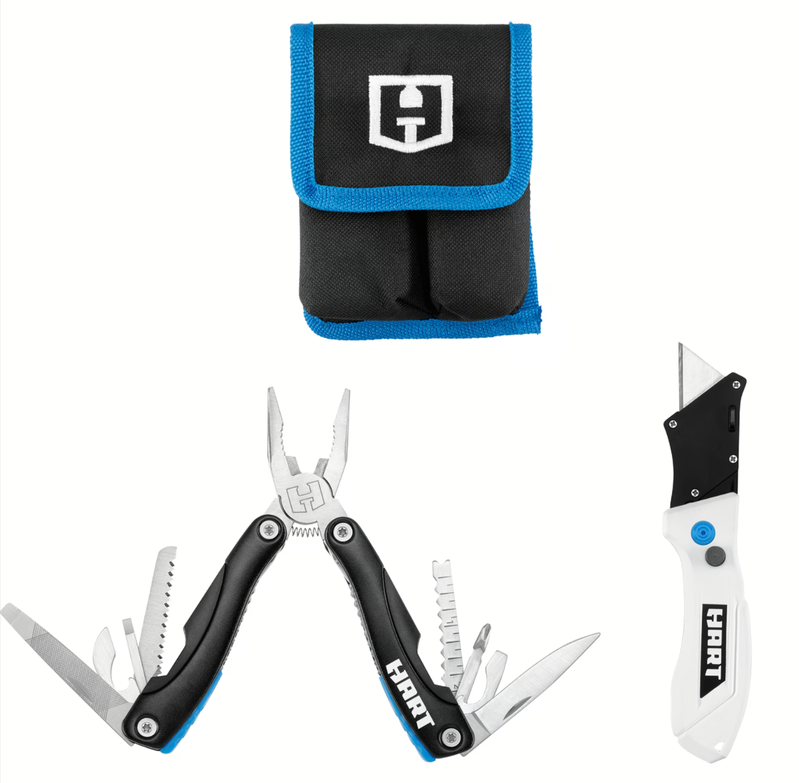 HART 2-Piece Utility Knife and Multi Tool Combo Walmart