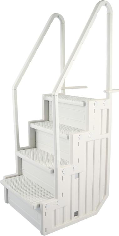 Blue Wave Easy Pool Steps Above Ground Pool Ladder Amazon