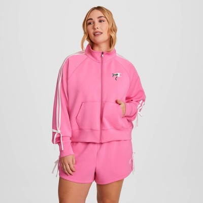 Champion Women's In the Stands Full Zip Top - Pink 4X