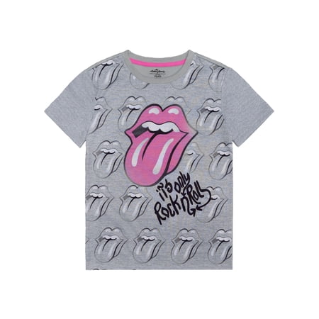 The Rolling Stones Girls Short Sleeve Nightgown, Sizes 4-12