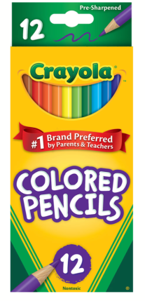 12ct Crayola Colored Pencil Set Walmart
