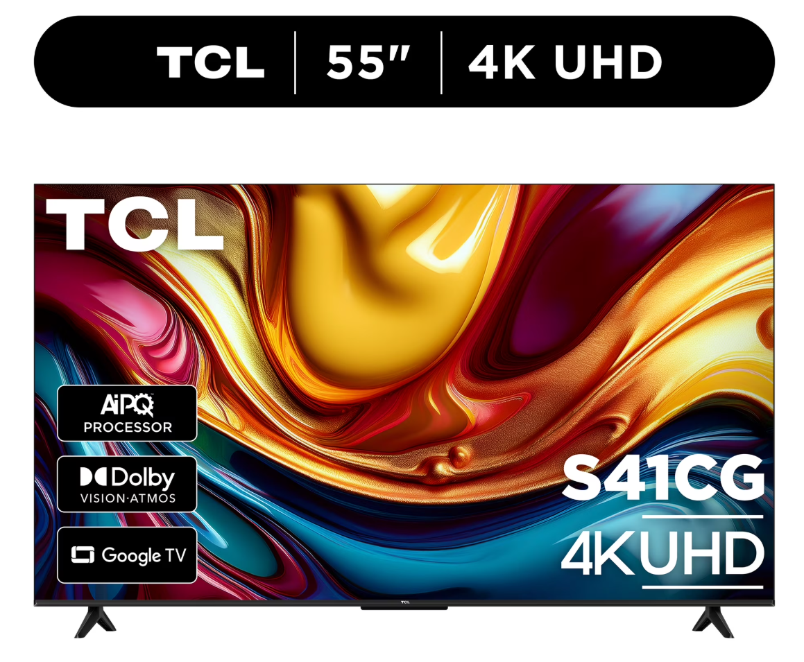 TCL S41CG 55" 4K UHD HDR LED Smart Google TV Walmart