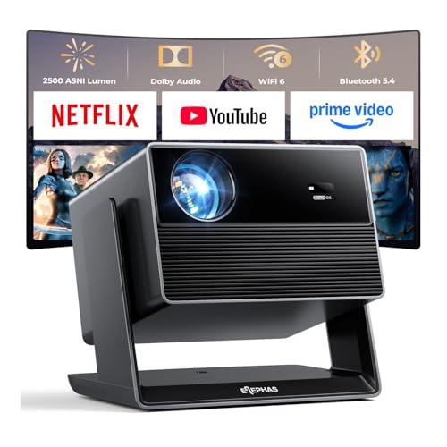 ELEPHAS 1080p Native Smart Projector w/ 2500 ANSI Lumens Amazon