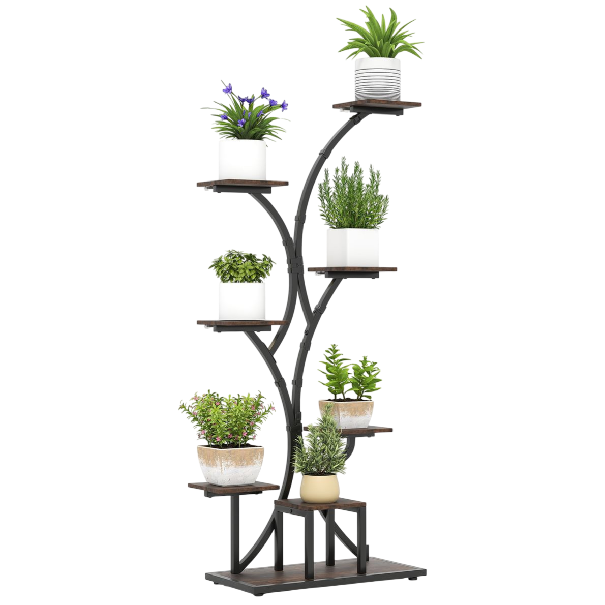 Corner Plant Shelf With Grow Lights, $54