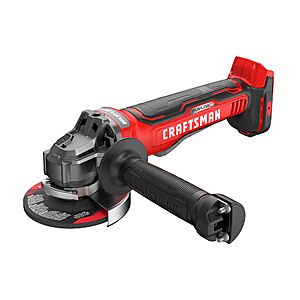 4.5" CRAFTSMAN V20 RP Paddle Switch Brushless Cordless Angle Grinder (Tool Only) $39 + Free S&H (Valid for Select Locations)