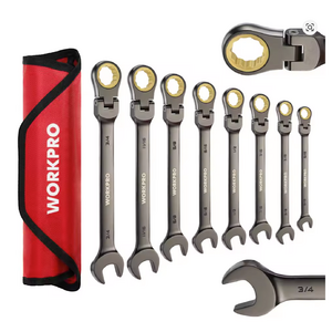 8-Pc WORKPRO Flex-Head Ratcheting Combination Wrench Set (SAE) $18.95 + Free S&H