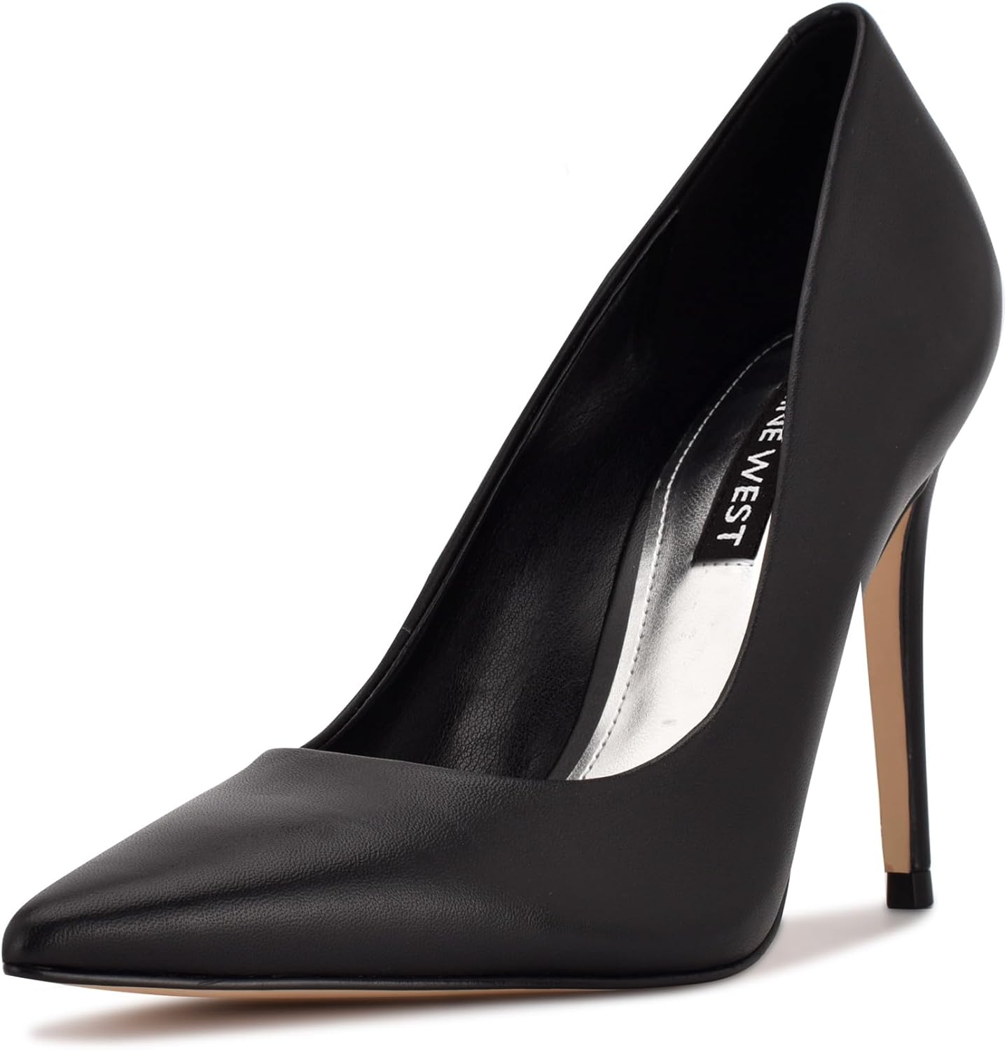 Nine West Women's Fresh Pump, Black Leather, 7