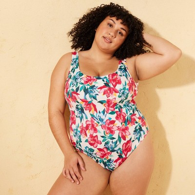 Andie Swim Women's Flamengo Long Torso One Piece Swimsuit - Copacabana Floral 2X