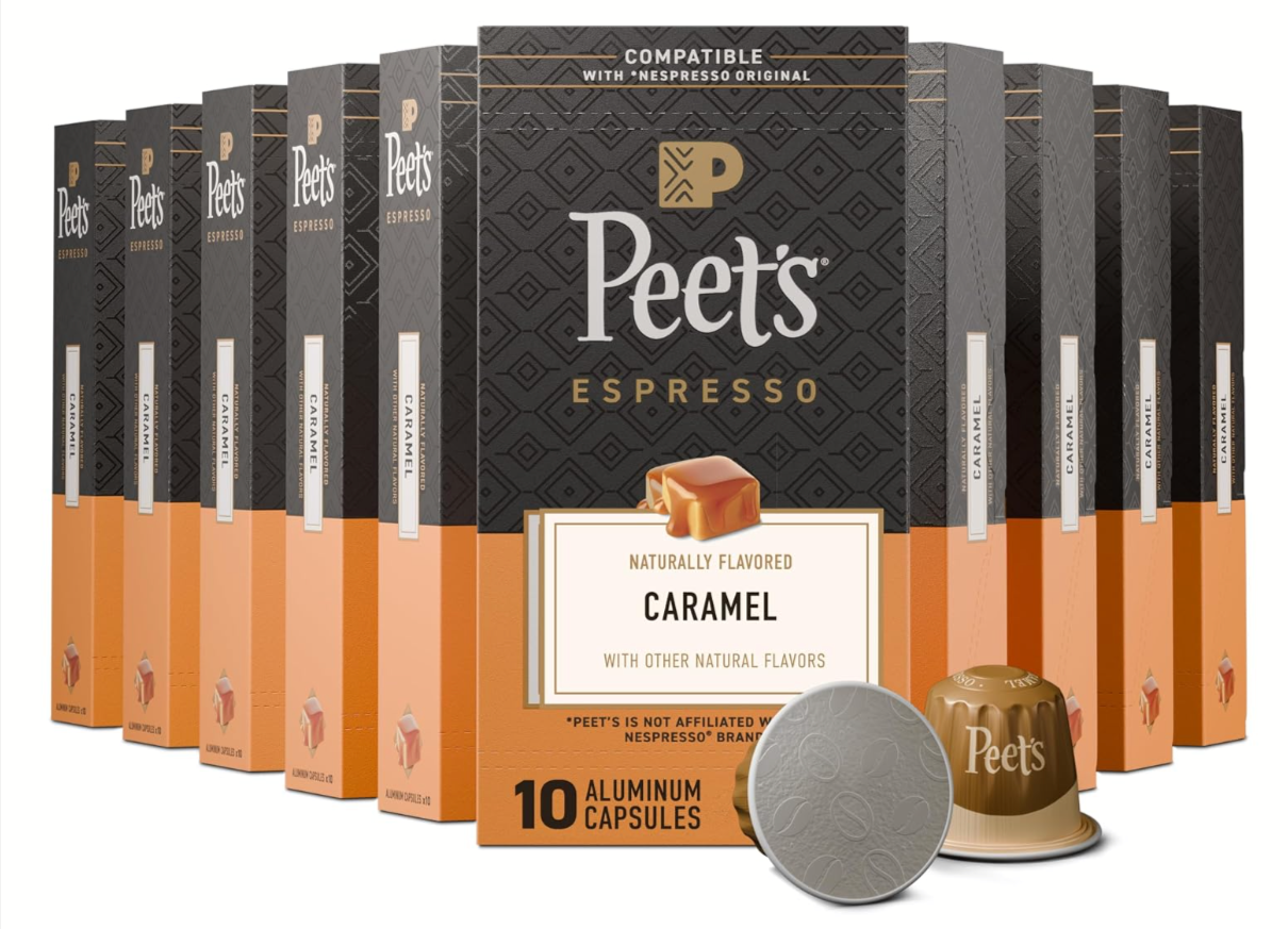100-Pack Peet’s Coffee Espresso Capsules Amazon
