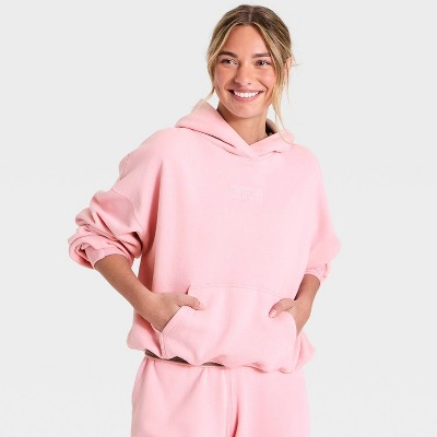 Women's Fleece Hoodie - Pink S The Hollister Collection at Target