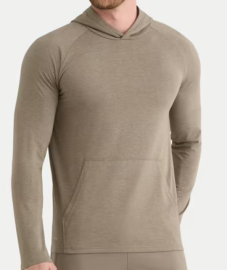 Athletic Works Men's Tri Blend Long Sleeve T-Shirt Hoodie Walmart