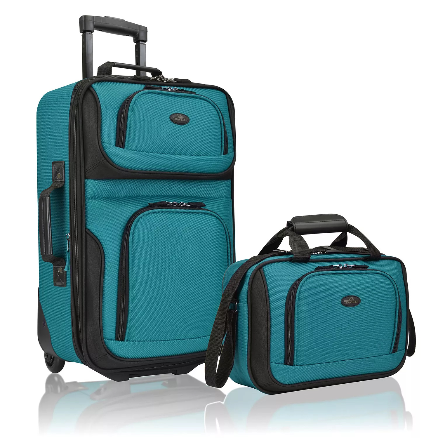 2pc Expandable Wheeled Luggage Set $35