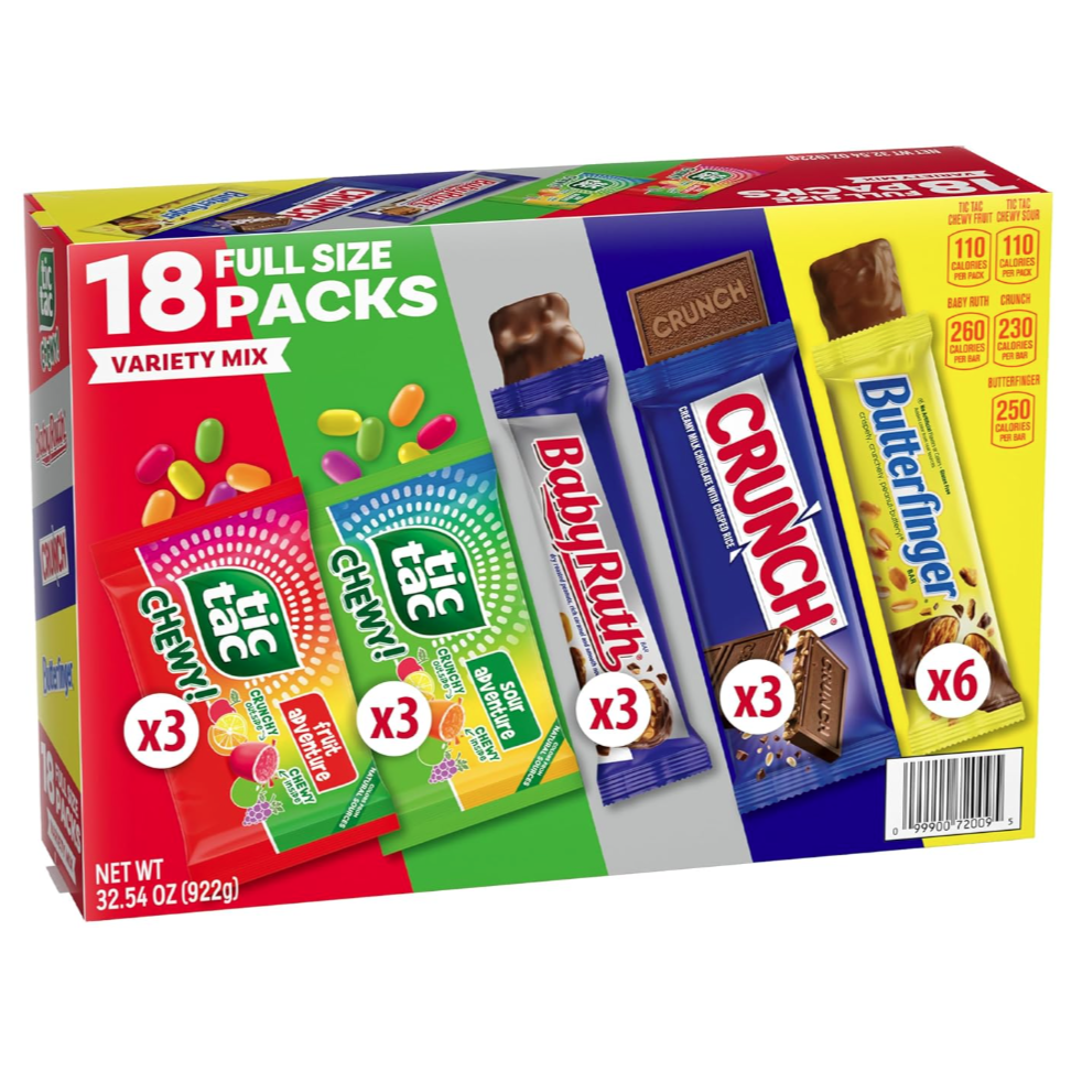18pc Full Size Variety Candy Box $10