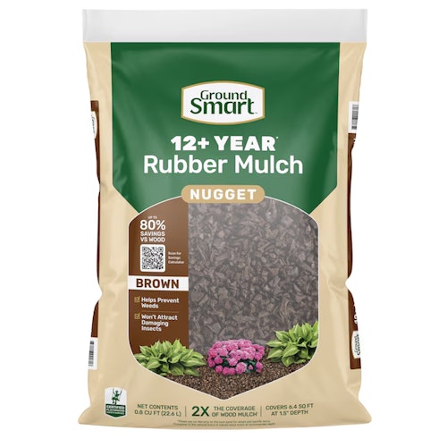 GroundSmart 12+ Year Nugget 0.8-cu. ft. Rubber Mulch