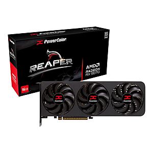 MicroCenter: PowerColor AMD Radeon RX 9070 Reaper 16GB GDDR6 Graphics Card $560 + Free Pickup