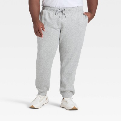 Men's Big & Tall Every Wear Fleece Jogger Pants - Goodfellow & Co™ Gray 3XL