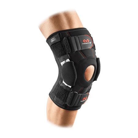 McDavid MD422 Knee Brace w/Dual Disk Hinges, Adult XL, BLACK