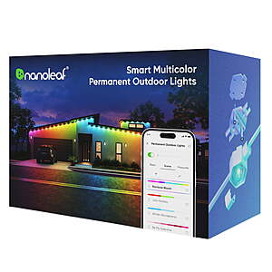 100' Nanoleaf Smart Matter Multicolor Permanent Outdoor Lights $99 + Free S&H
