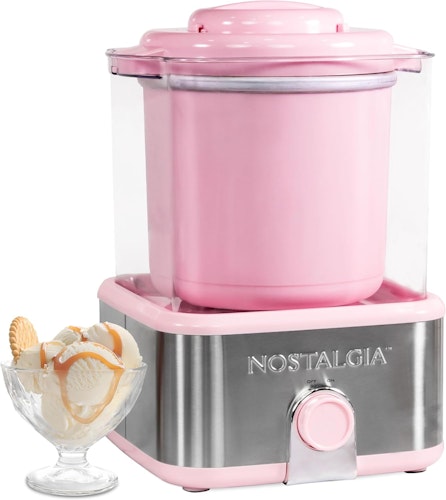 Nostalgia 2-Qt. Stainless Steel Ice Cream Maker