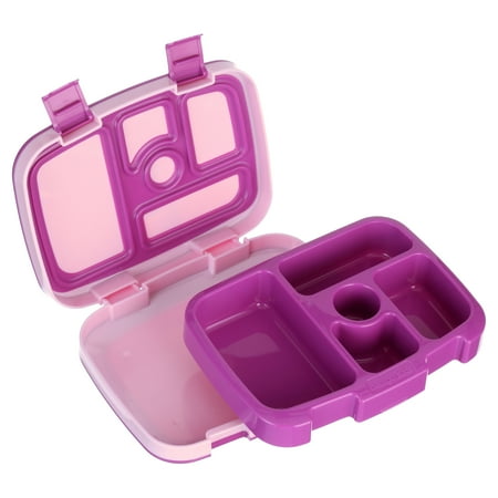 Bentgo Kids Lunch Box - Purple, Leak-Proof Bento Lunch Box for Kids, Durable, BPA-Free, Dishwasher Safe, Perfect for School Lunches