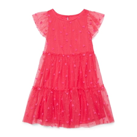 Wonder Nation Girls Tulle Dress, Sizes 4-18 & Plus