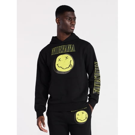 Men's Nirvana Smile Hoodie, Sizes S-5XL