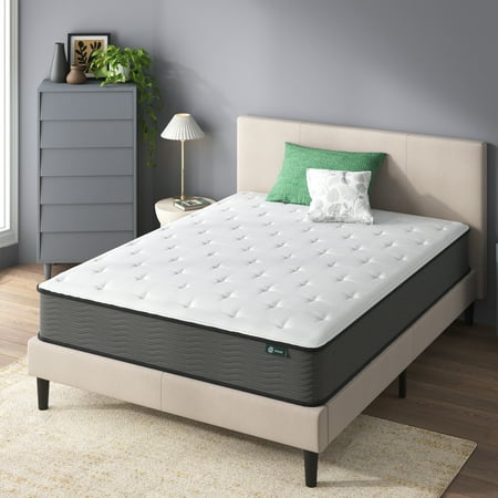 Zinus Support Plus 10" Twin Tight Top Medium Hybrid Mattress with Comfort Foam and Pocket Springs