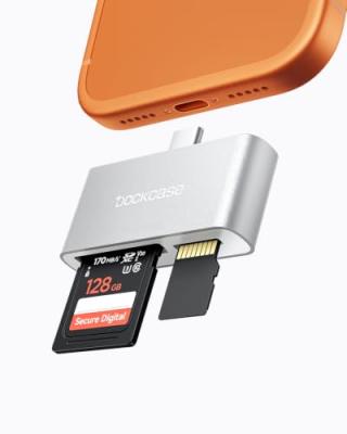 DOCKCASE USB-C SD Card Reader for iPhone 17/16/15 Pro/Max Amazon