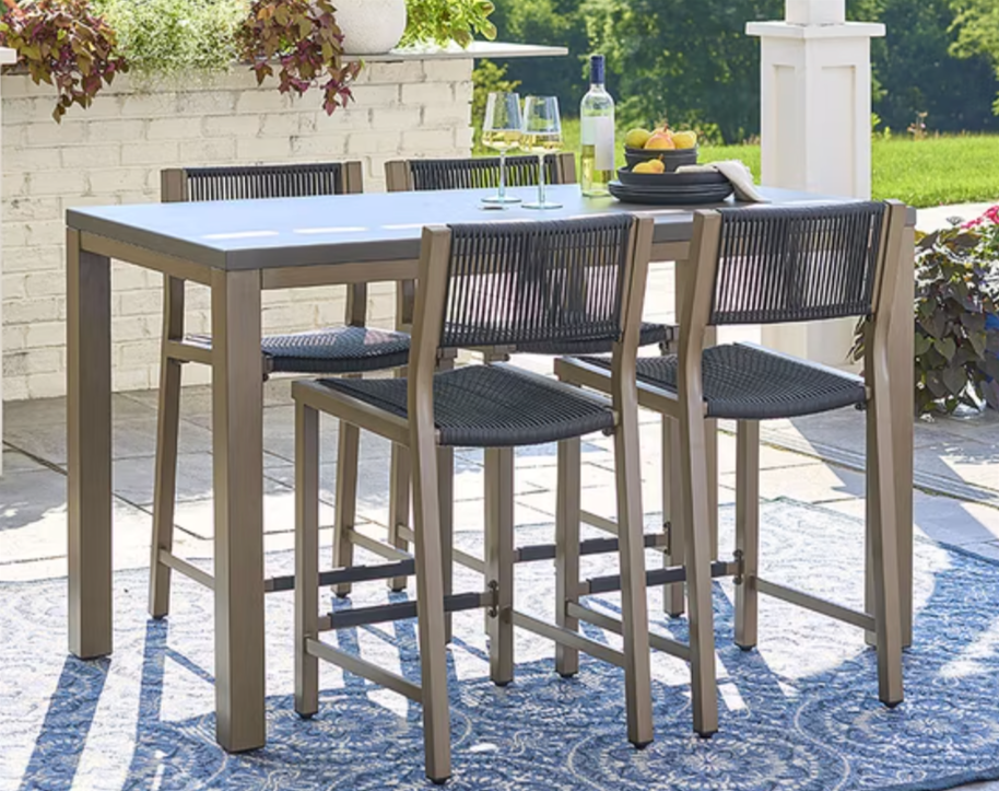 Better Homes & Gardens Tarren 5-Piece High Dining Set Walmart