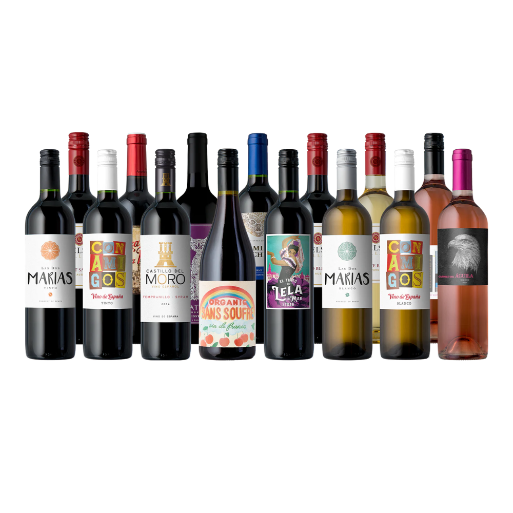 15pk Wine Bottles $80 + Free Shipping