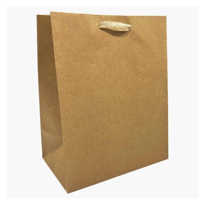 Bows and Sparkles Small Gift Bag Kraft Natural