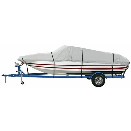 Harbor Master 600 Denier Polyester Boat Accessories, Water Resistant Boat Cover, Gray D