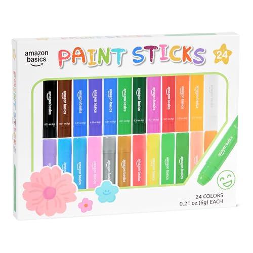 24ct Amazon Basics Tempera Paint Sticks Amazon
