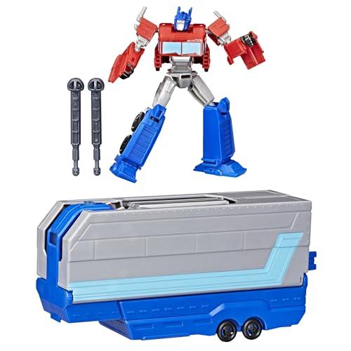 Transformers EarthSpark Optimus Prime Battle Trailer Playset Amazon