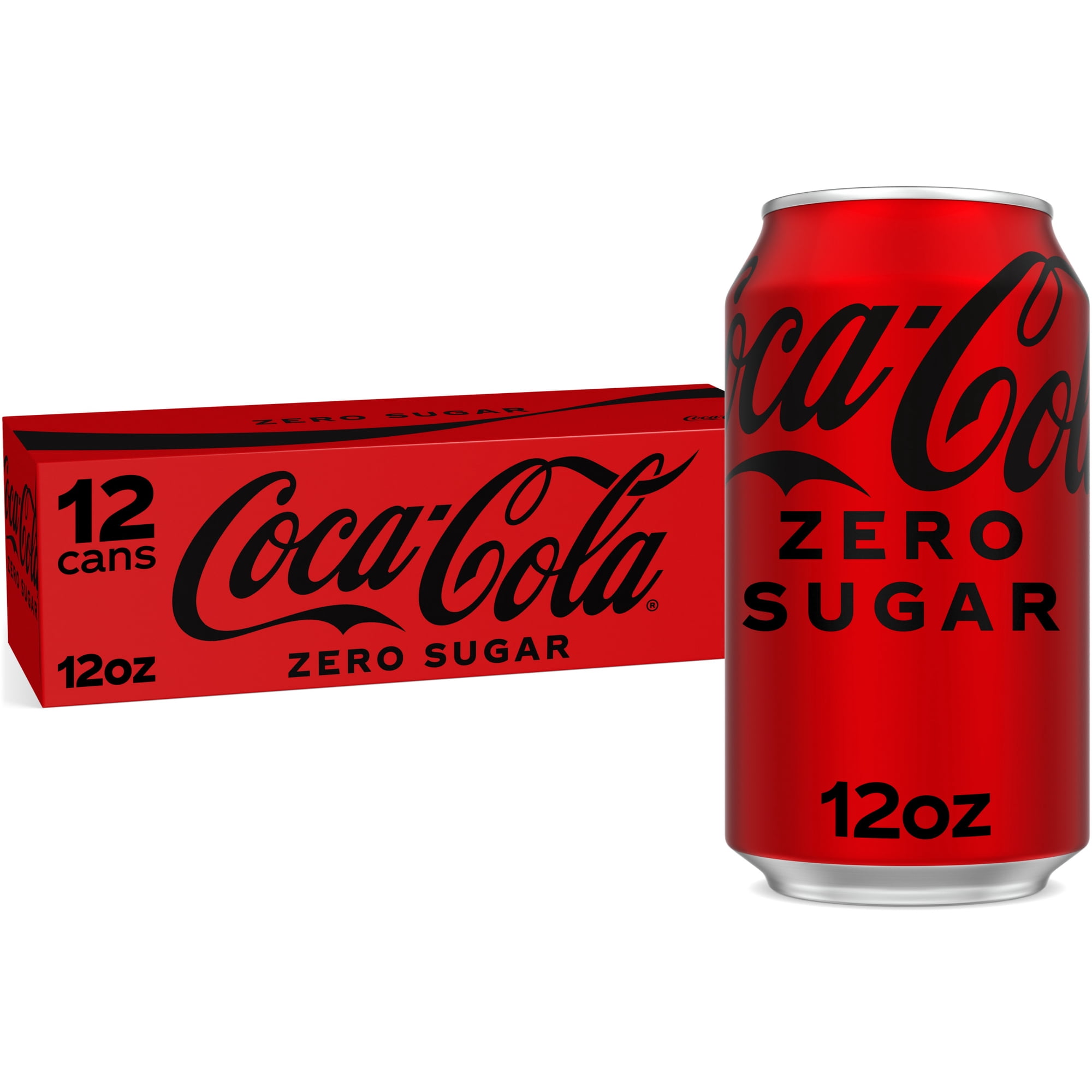 Coca-Cola Zero Sugar Soda Pop Fridge Pack Cans, 12 fl oz, 12 Pack