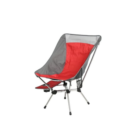 Timber Ridge Yew Backpack Camping Chair with Table, Red
