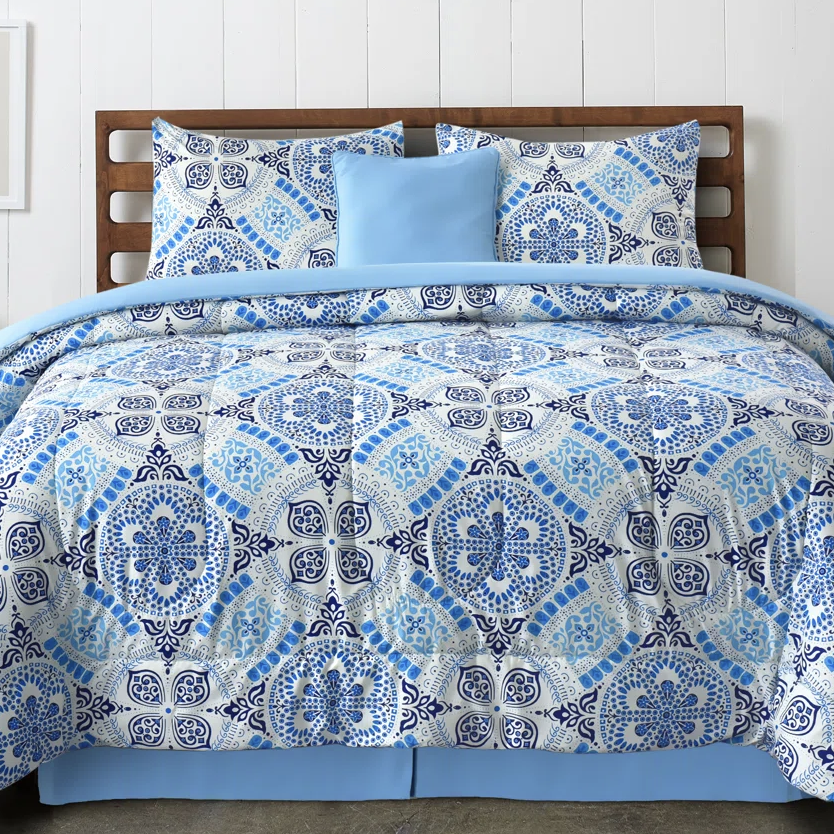 5pc Reversible King Comforter Set $35