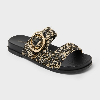 Women’s Stasie Sandals with Memory Foam Insole - Universal Thread™ Onyx 8