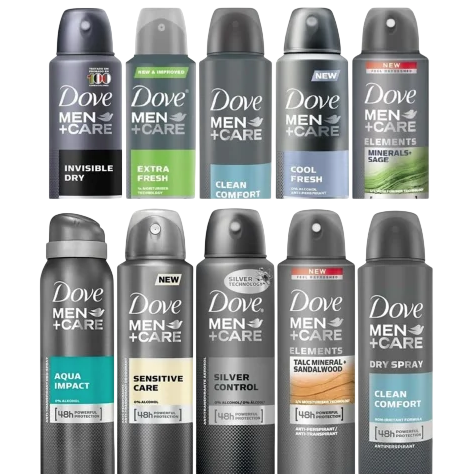 10 Dove Deodorant Sprays $30 ($3 Each)