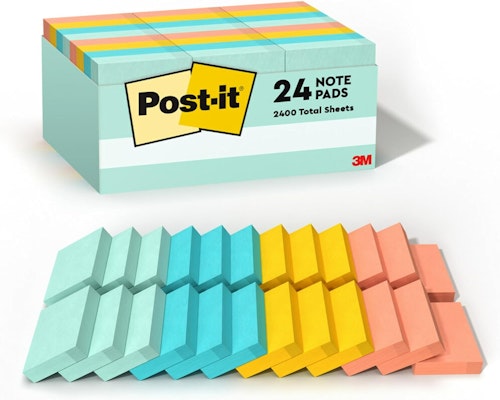 Post-it Notes Pads 24-Pack