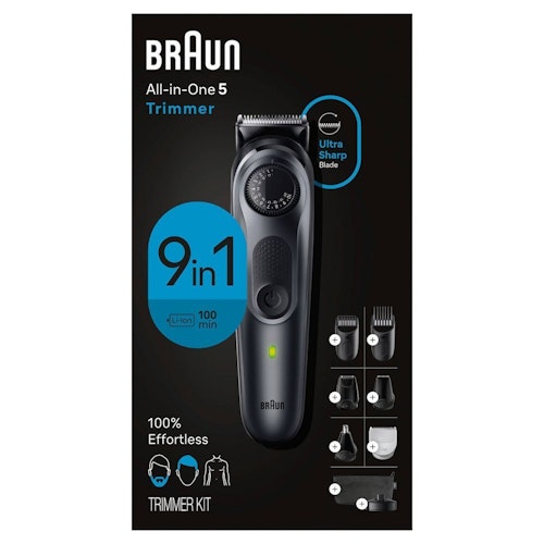 Braun All-in-One Series 5 Rechargeable 9-in-1 Trimmer