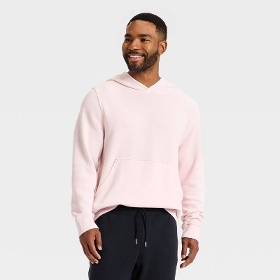 Men's French Terry Pullover Hoodie - All In Motion™ Light Pink XL