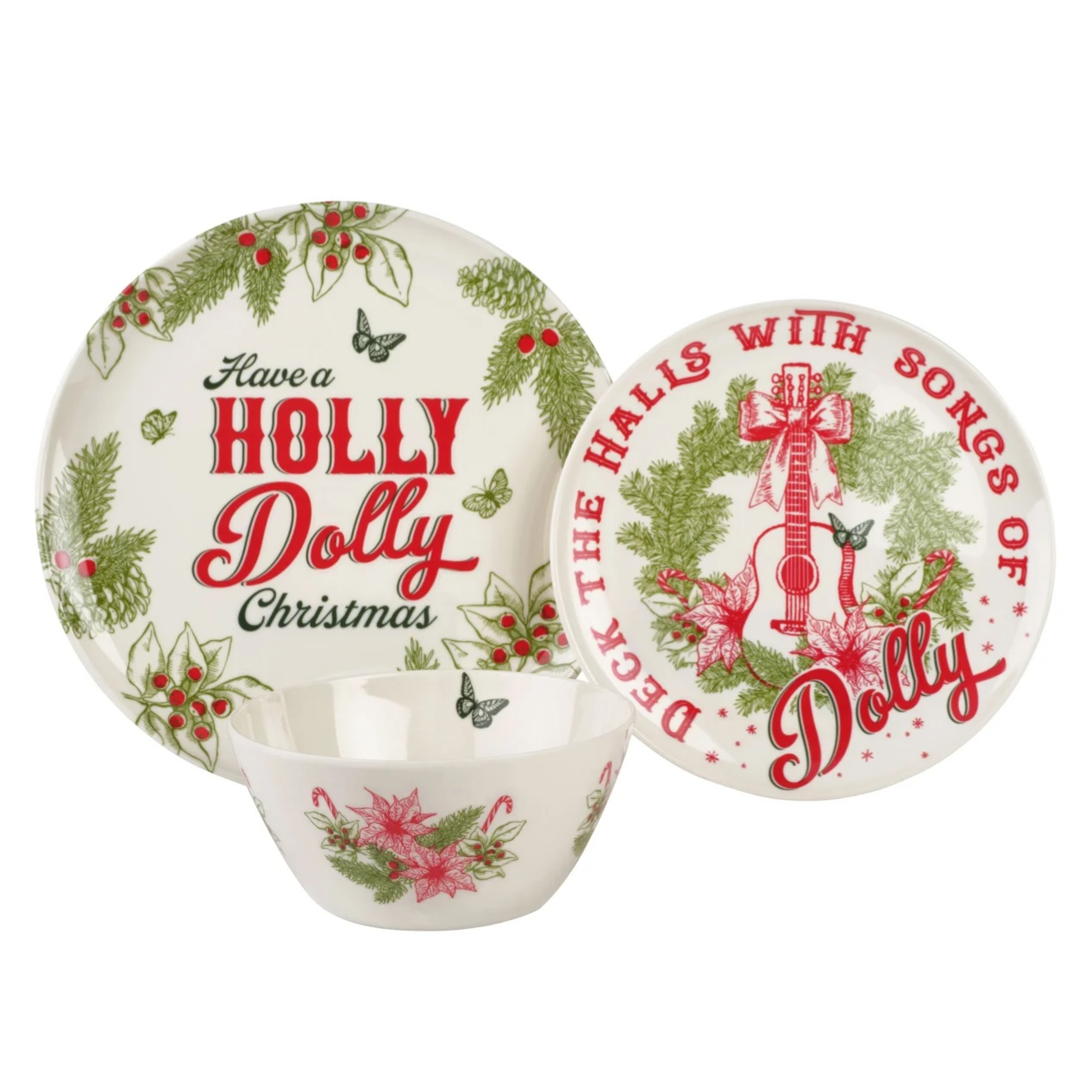 Dolly Parton Dinnerware is at Wayfair