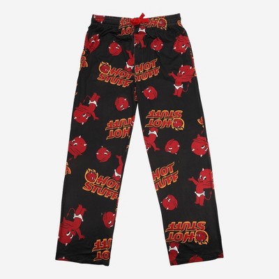 Men's Hot Stuff Knit Pajama Pants - Black S