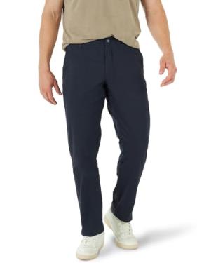 Lee Men's Extreme Motion Flat Front Relaxed Taper Pants Amazon