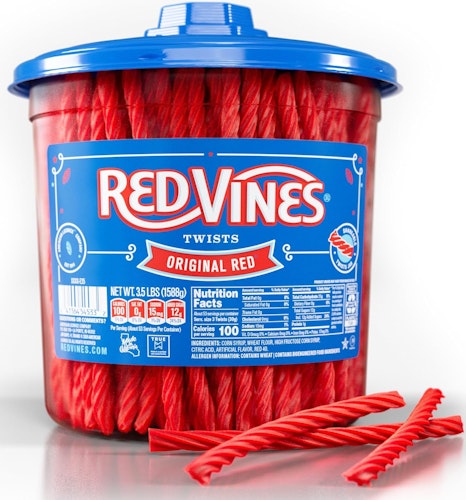 Red Vines Licorice Candy 3.5-lb. Jar