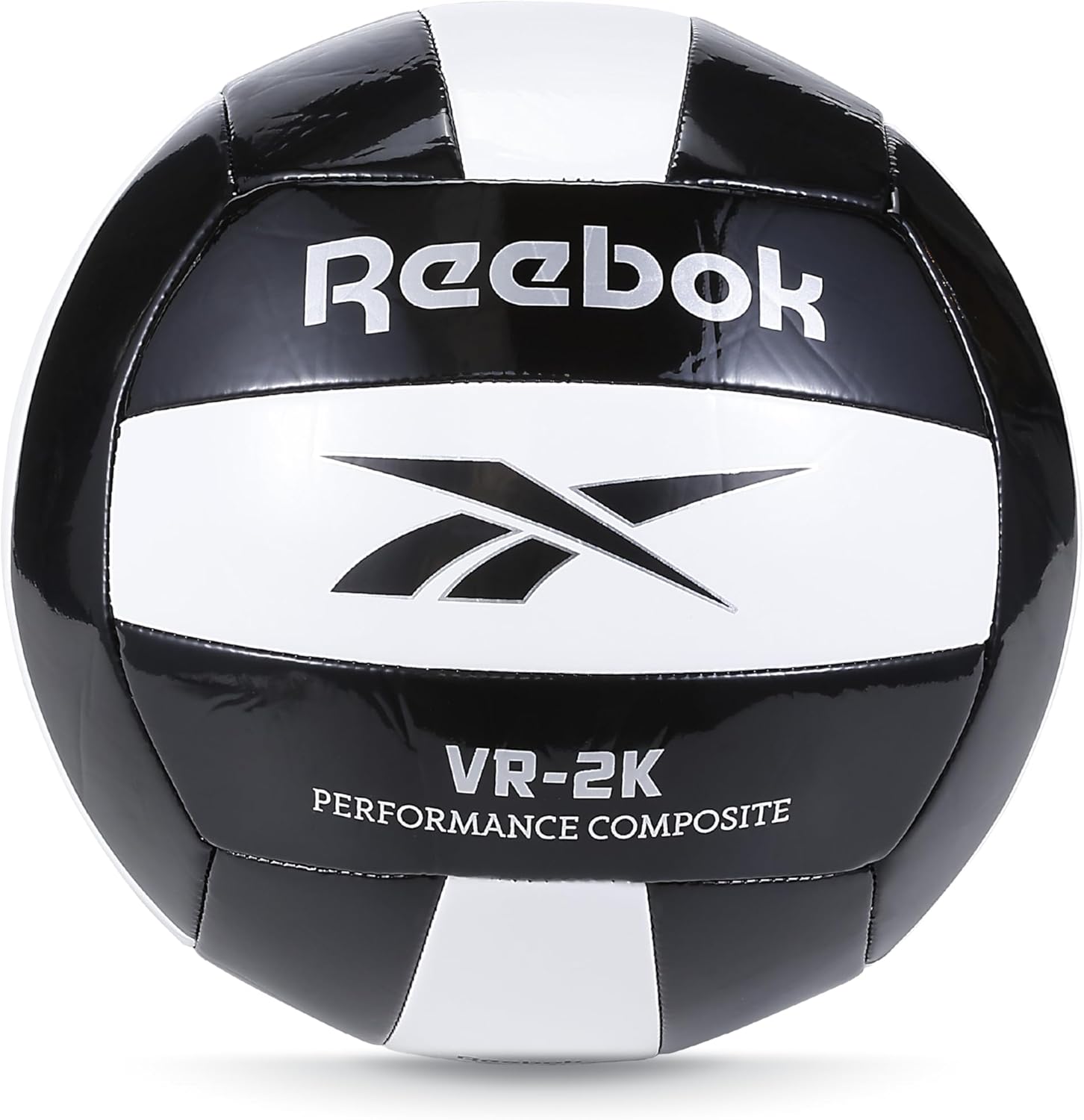 Reebok VR-2K Composite Volleyball, Strong & High-Performance, (Black, Size 5)