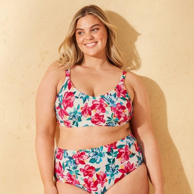 Andie Swim Women's Santo Print Bikini Top - Copacabana Floral 2X